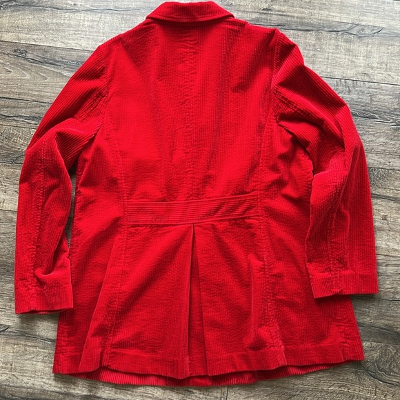 J Jill Red Corduroy jacket - Picture 7 of 8